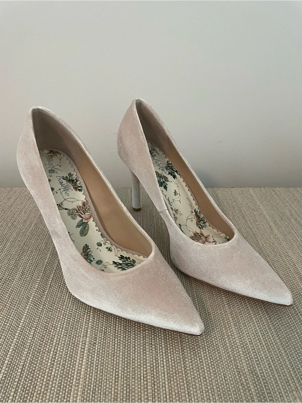 Nicola Bathie x Antonio Melani Velvet Pump Heels